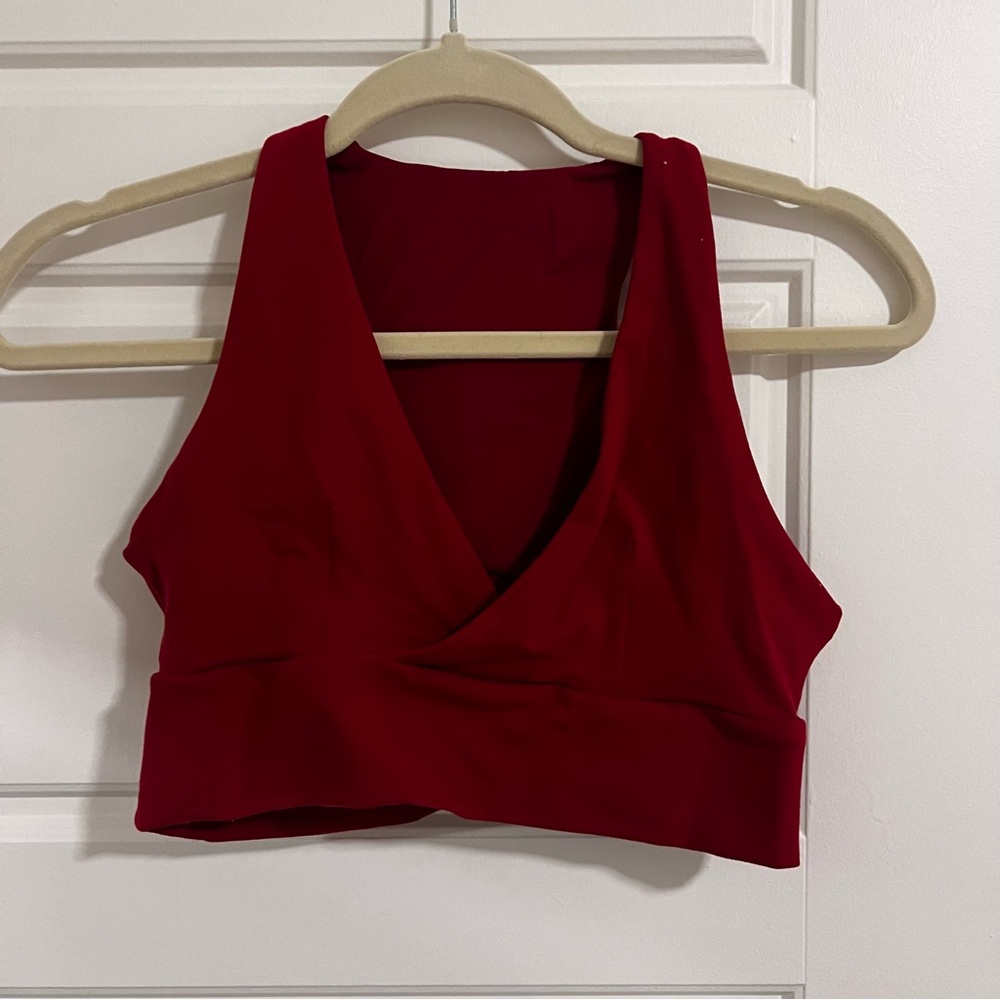 Red Two Piece Workout Set - image 3
